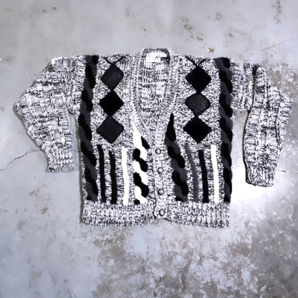 Vintage 90s Nino Foriero Cardigan Sweater